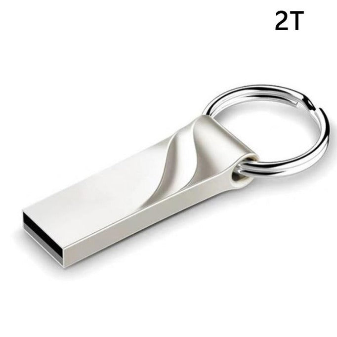 Sleek StainlesSteel Keychain USB Drive Kalsten