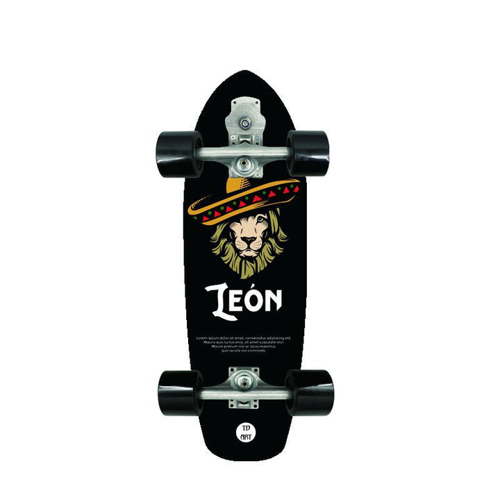 Retro-Inspired Mini Cruiser Skateboard Kalsten