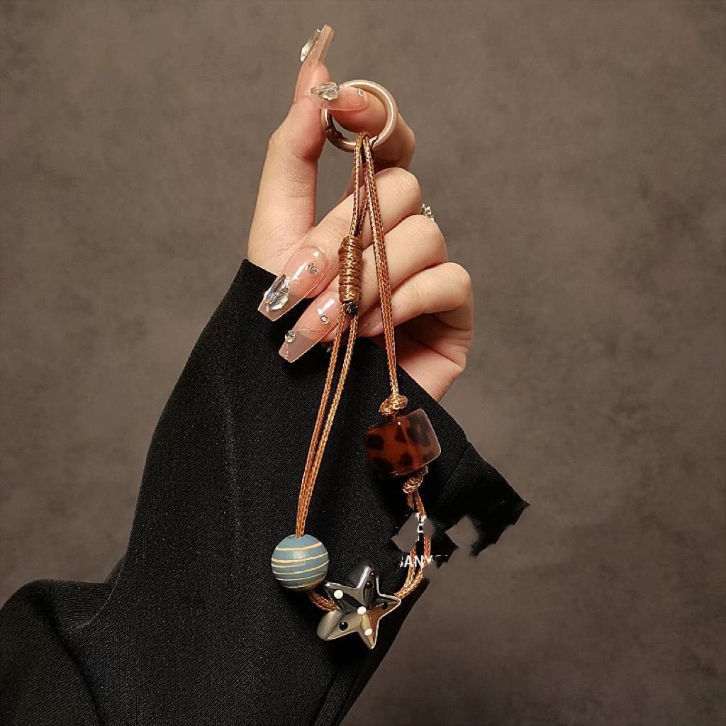 Decorative Beaded Charm Keychain Kalsten 1790135439
