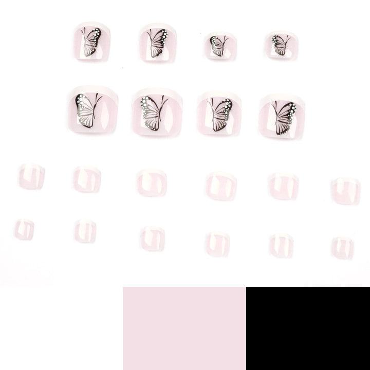 Artful Nail Art with Butterfly Design Kalsten