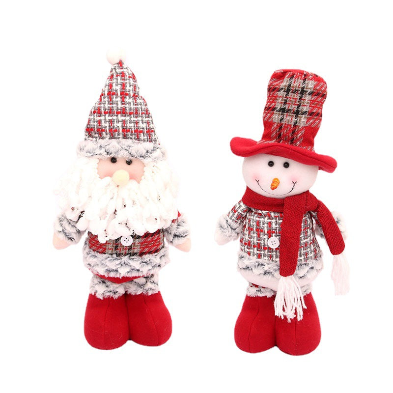 Plush Holiday Santa Figurine Kalsten