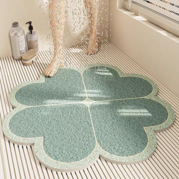 Floral Shaped Bath Mat Kalsten