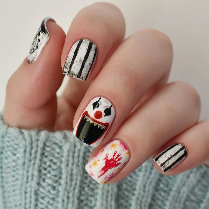Halloween-Themed Nail Art