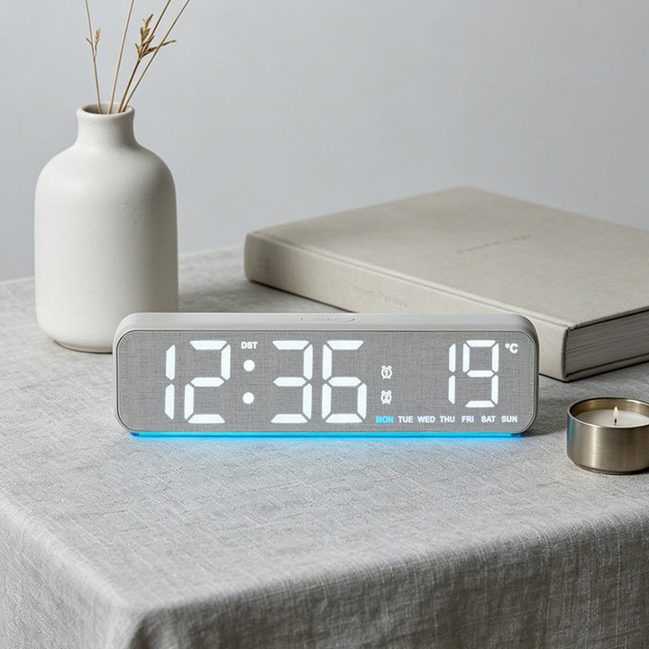 Digital Multifunction Alarm Clock with Temperature and Date Display Kalsten