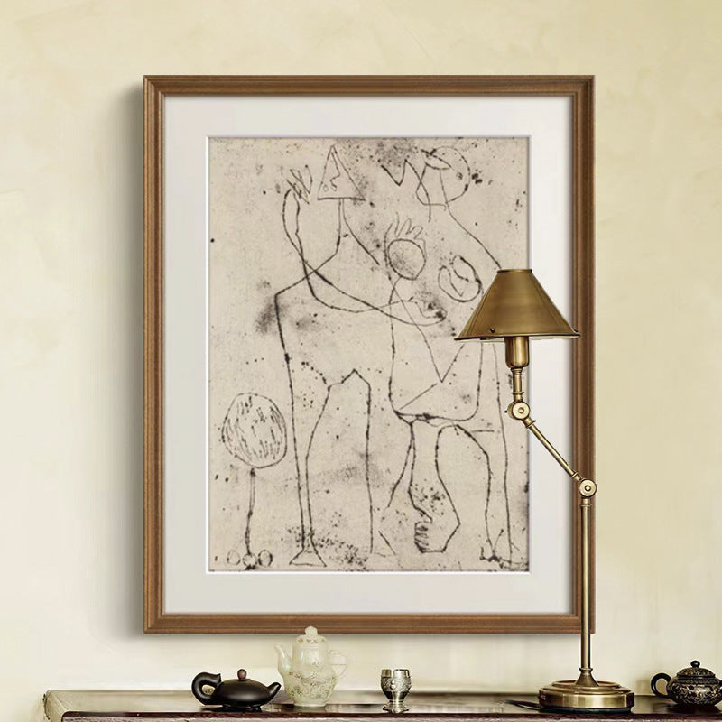 Abstract Line Art Framed Print