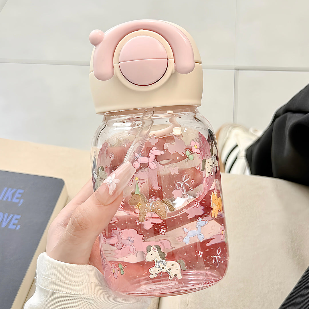 Women's funny drinking bottle with cute animal motif Kalsten