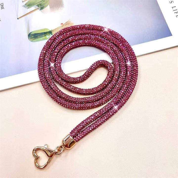 Sparkling Rhinestone Key Lanyard Kalsten