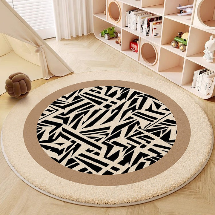 Abstract Circular Area Rug Kalsten