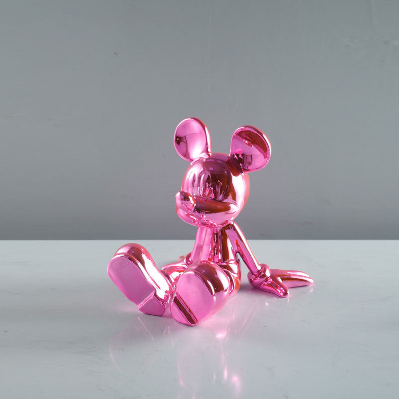 Artistic Chrome Figurine