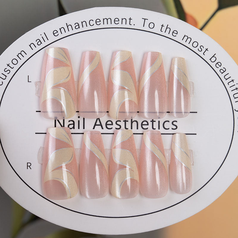 Curvy Nail Design Press-On Nails