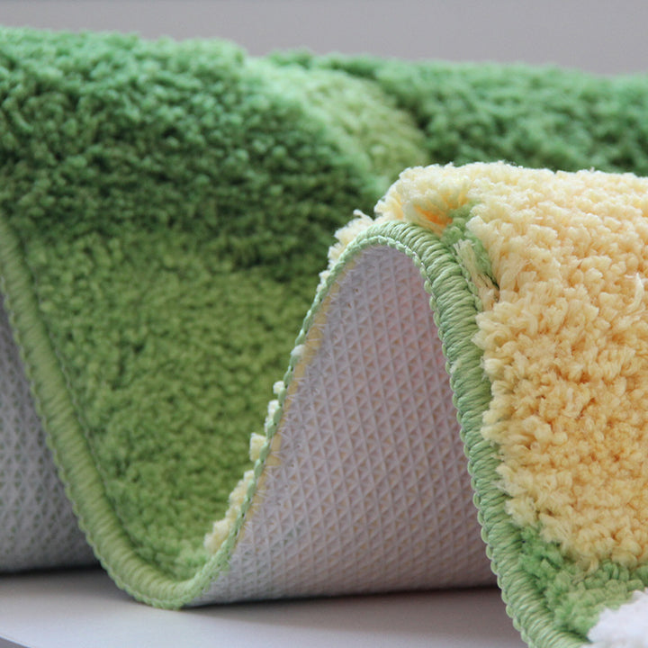 Decorative Fruit-Themed Bath Rug Kalsten