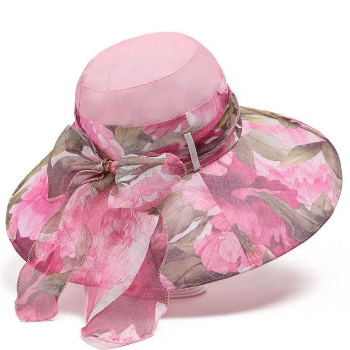 Wide Brim Floral Sun Hat Kalsten