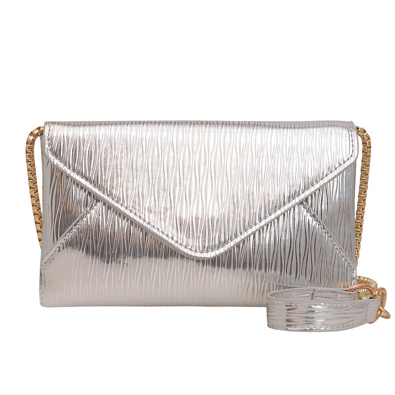 Elegant Patent Leather Clutch Purse