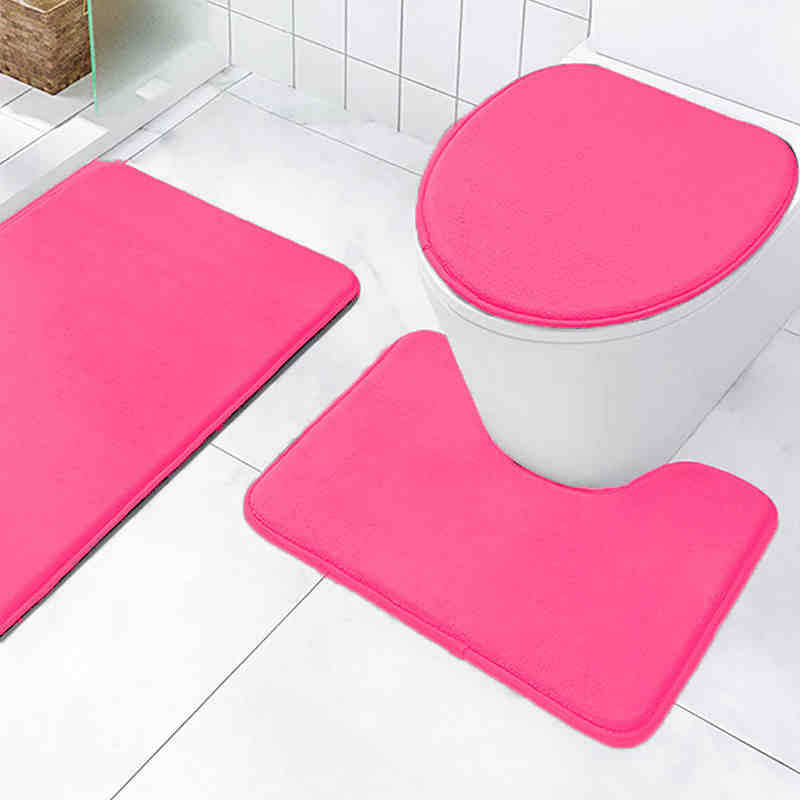Plush 2-Piece Bathroom Mat Set