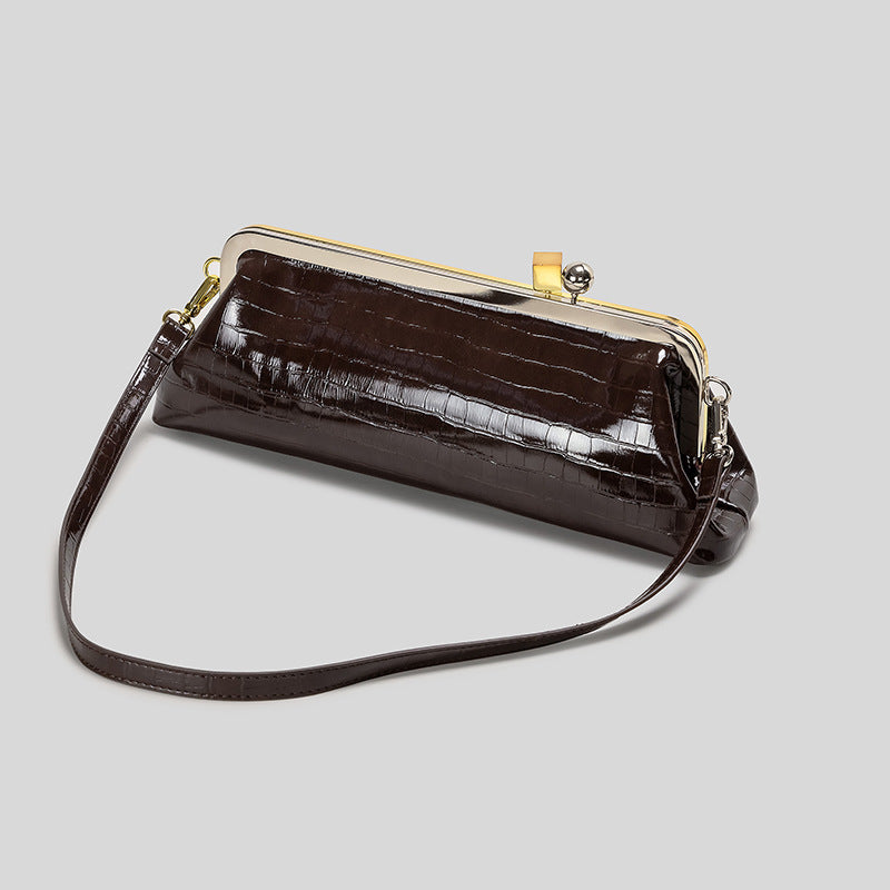 Elegant Patent Leather Evening Handbag