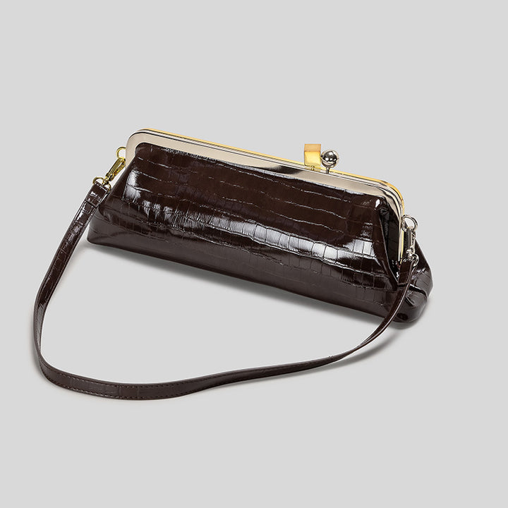 Elegant Patent Leather Evening Handbag