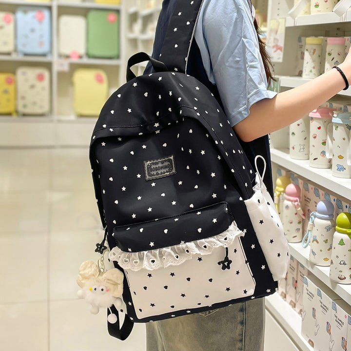 Playful Star-Patterned Backpack Kalsten