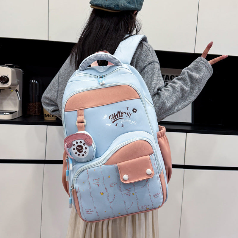 Whimsical Printed Backpack Kalsten