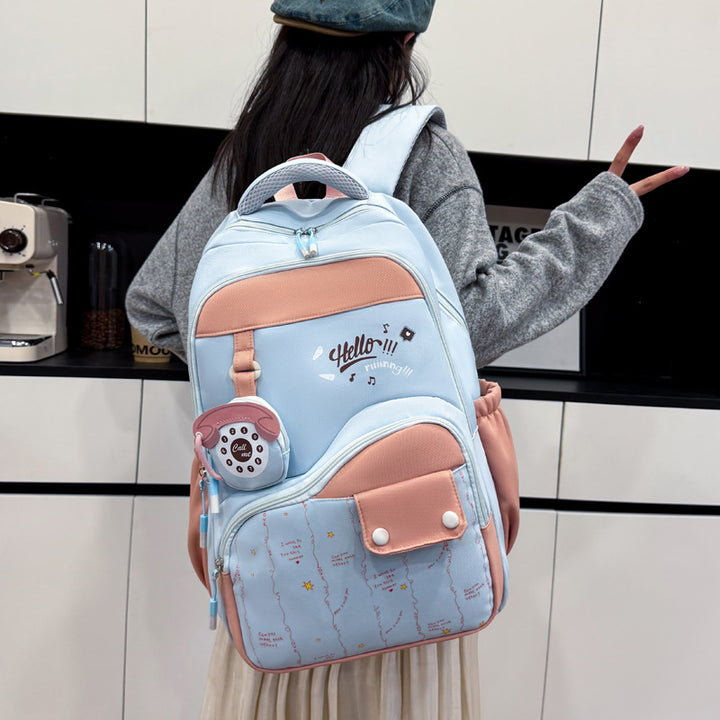 Whimsical Printed Backpack Kalsten