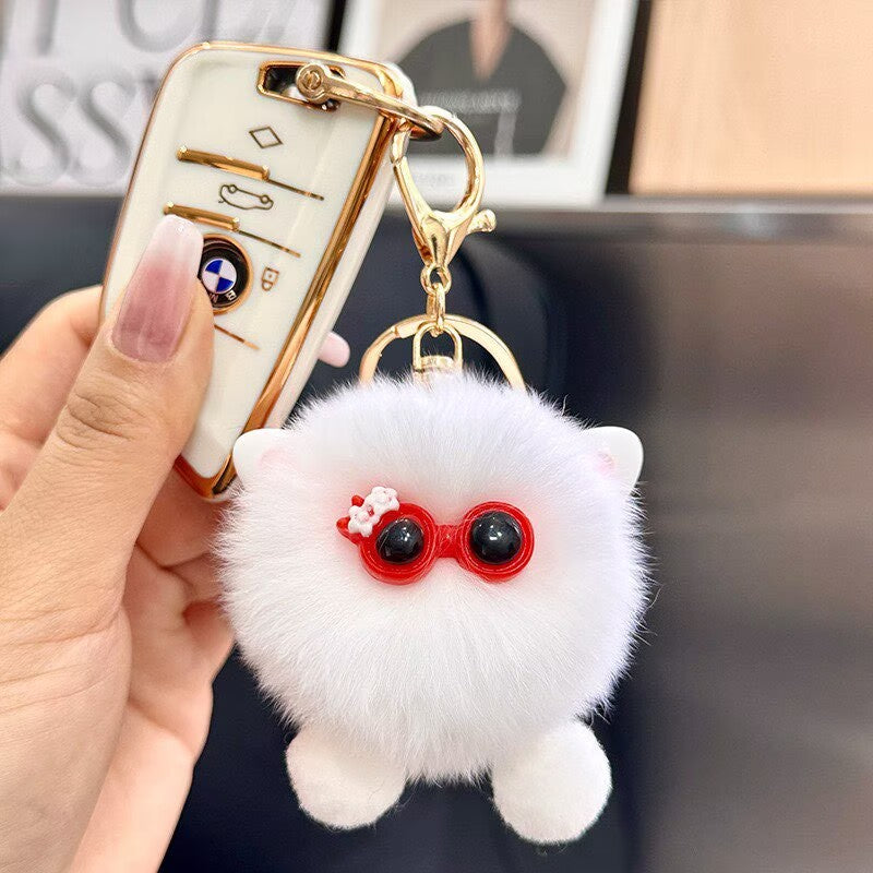 Furry Cat Plush Keychain Kalsten