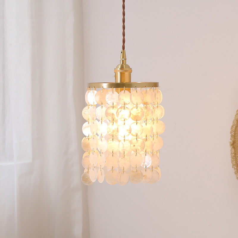 Vintage-Style Glass Pendant Light