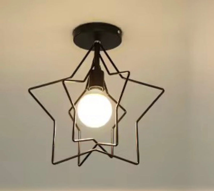 Geometric Ceiling Light Fixture