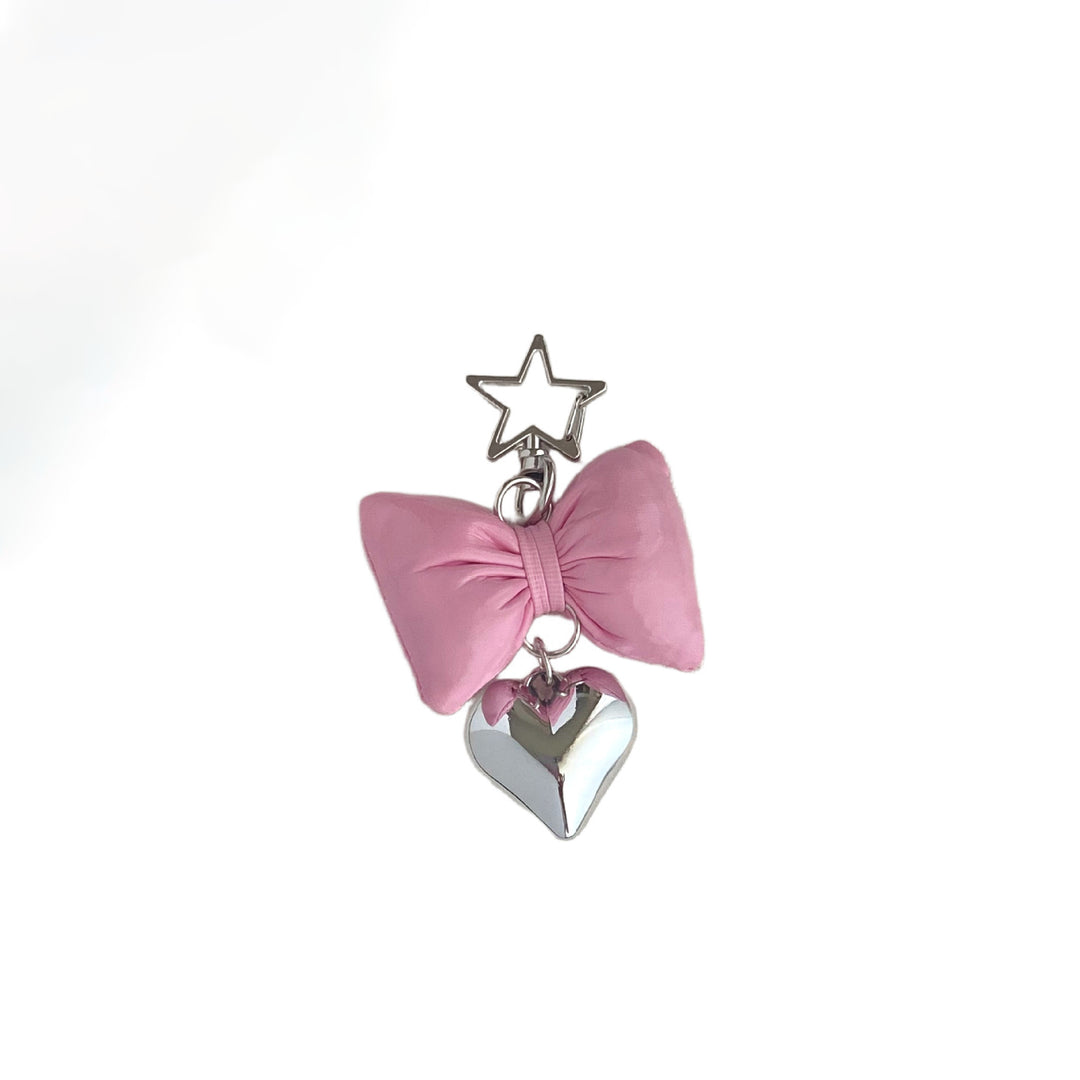 Bow-Shaped Charm Keychain Kalsten