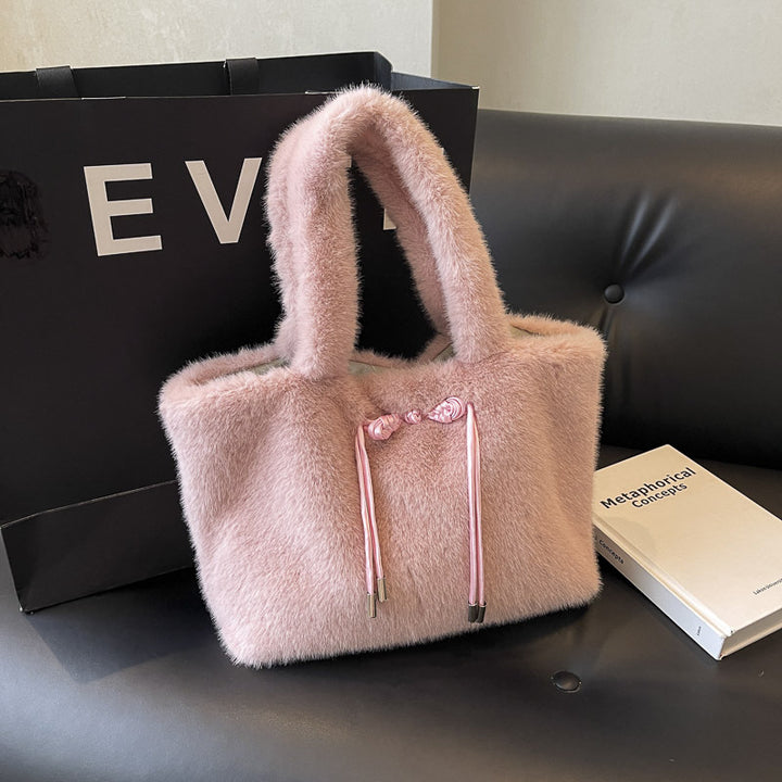 Luxurious Faux Fur Tote Bag