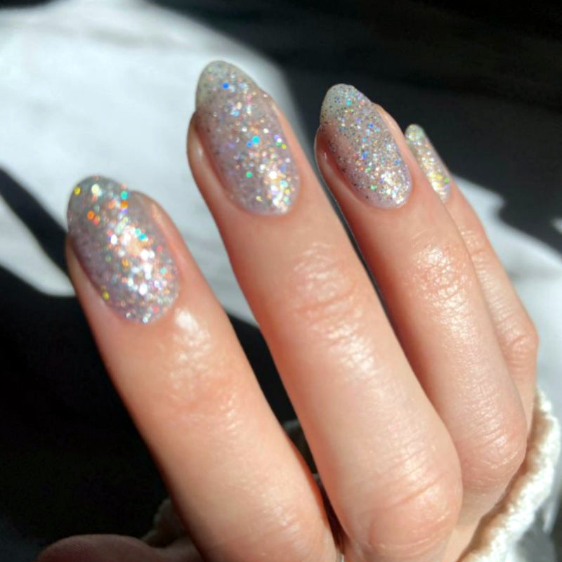 Sparkling Glitter Press-On Nail Set Kalsten