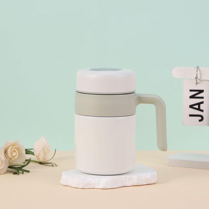 Women's insulated cup with ergonomic handle and spill-proof lid Kalsten
