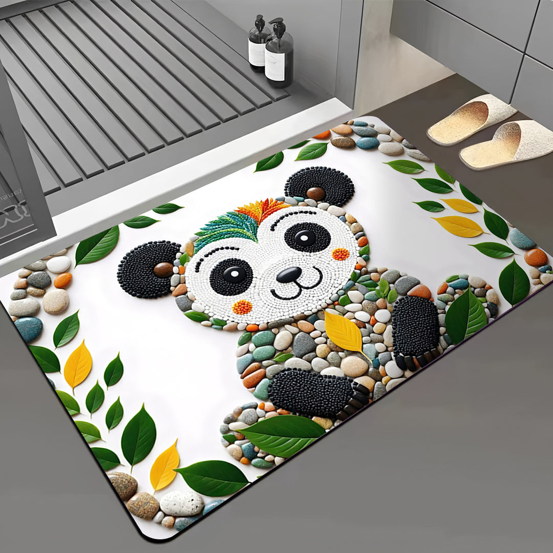 Dragonfly-Themed Bath Mat Kalsten