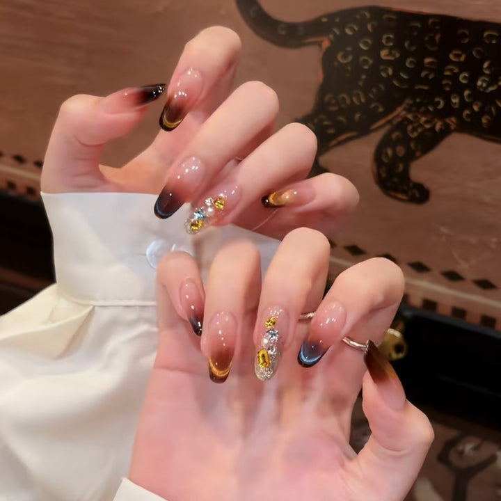 Artistic Gradient Nail Art Extensions
