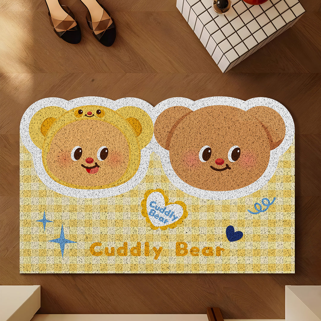 Cuddly Bear-Themed Indoor Area Mat Kalsten