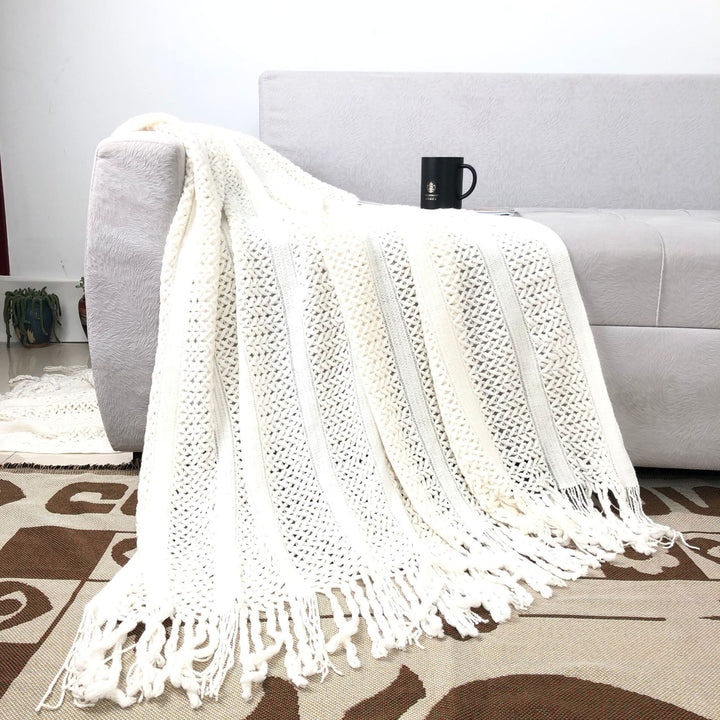 Cozy Knit Throw Blanket Kalsten