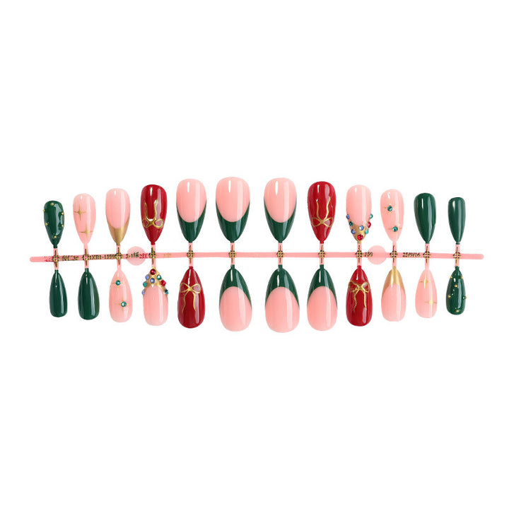 Creative nail art set with festive designs Kalsten