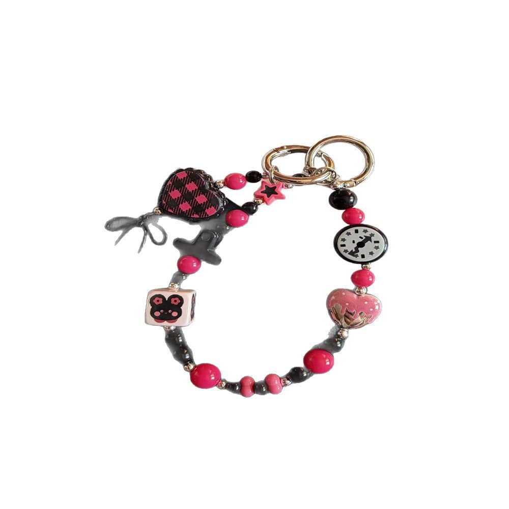 Decorative Beaded Charm Keychain Kalsten 1790135022