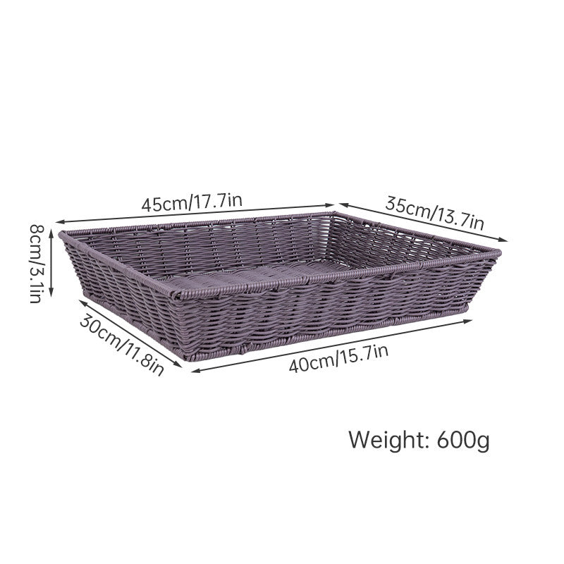 Versatile Storage Wicker Basket Kalsten