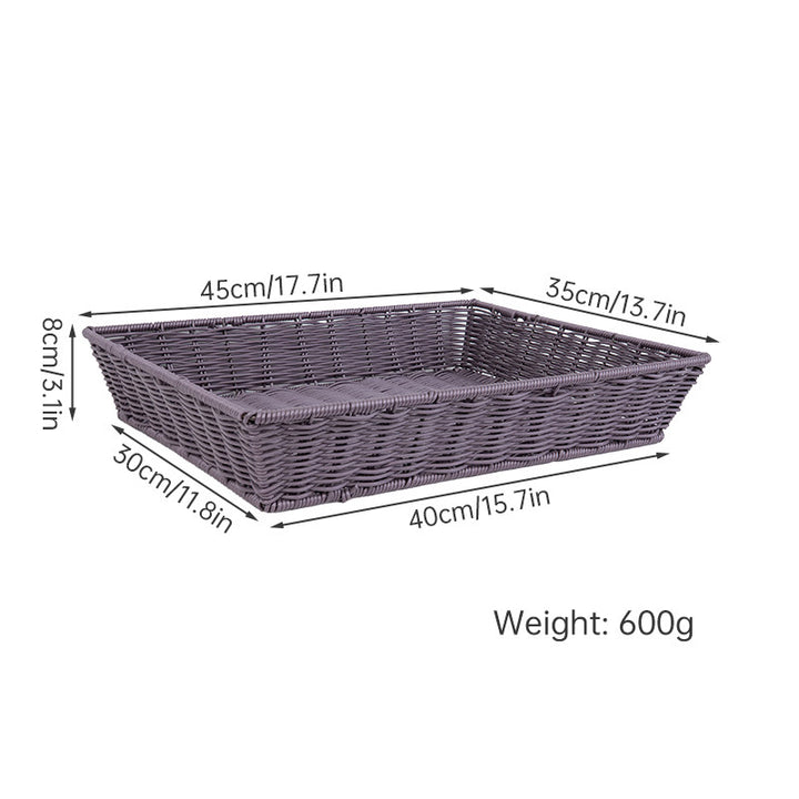 Versatile Storage Wicker Basket Kalsten