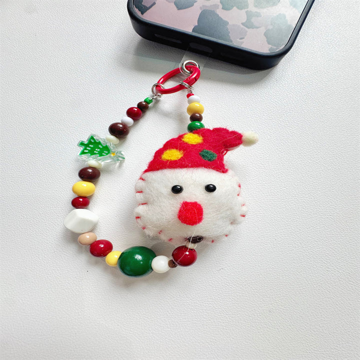 Creative Holiday-Themed Beaded Keychain Kalsten
