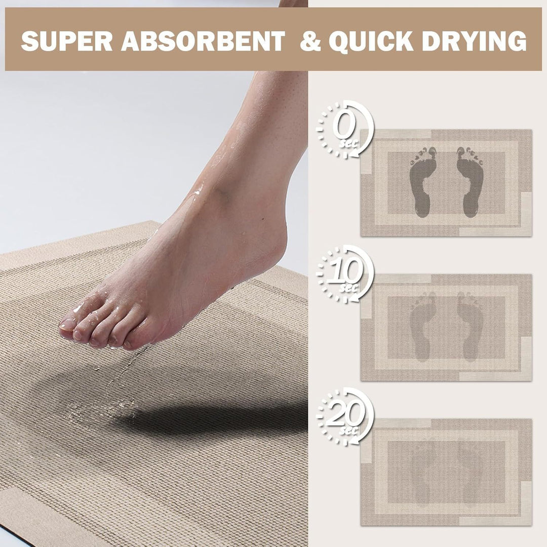 Textured Non-Slip Bath Mat Kalsten