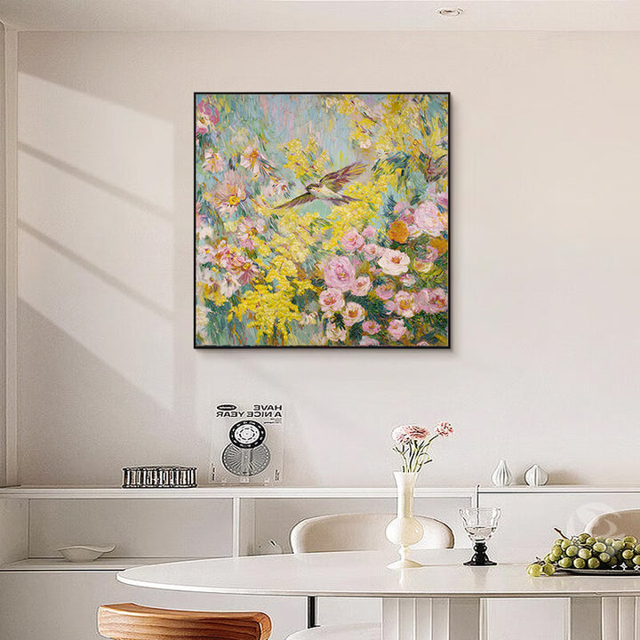 Floral Nature-Inspired Canvas Artwork