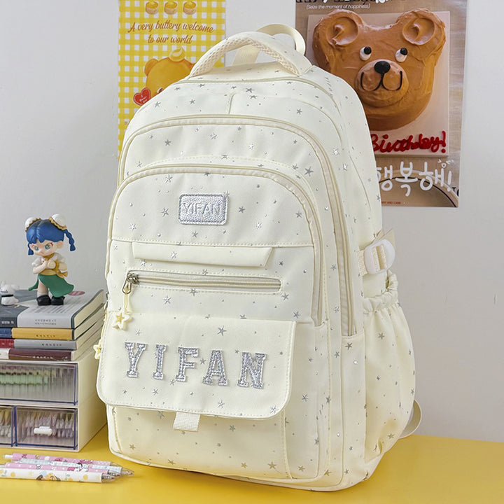 Fun Star-Embellished School Backpack Kalsten