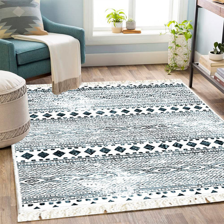 Textured Abstract Area Rug Kalsten