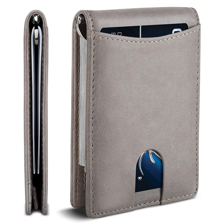 Ultra-Slim RFID-Blocking Leather Cardholder Kalsten