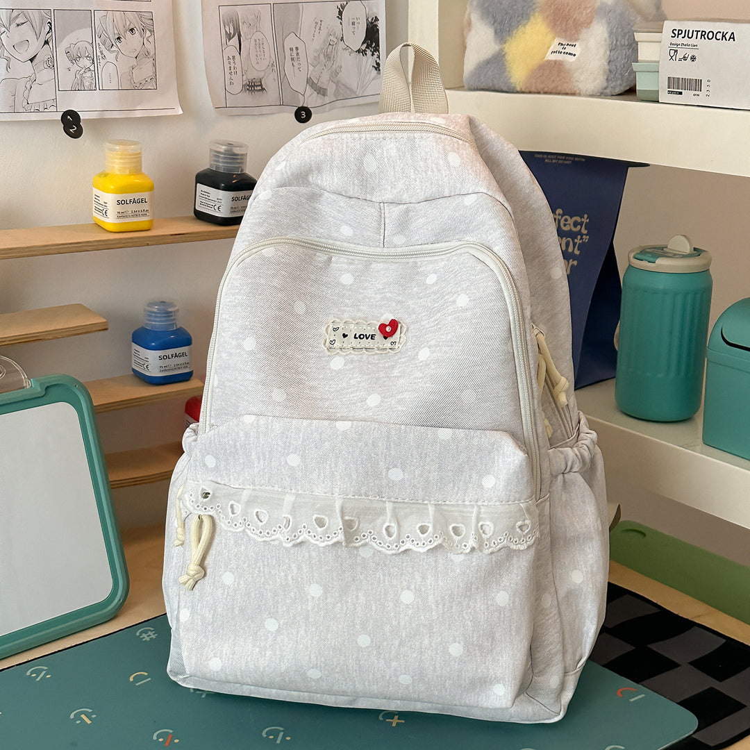Trendy Star-Print School Backpack Kalsten