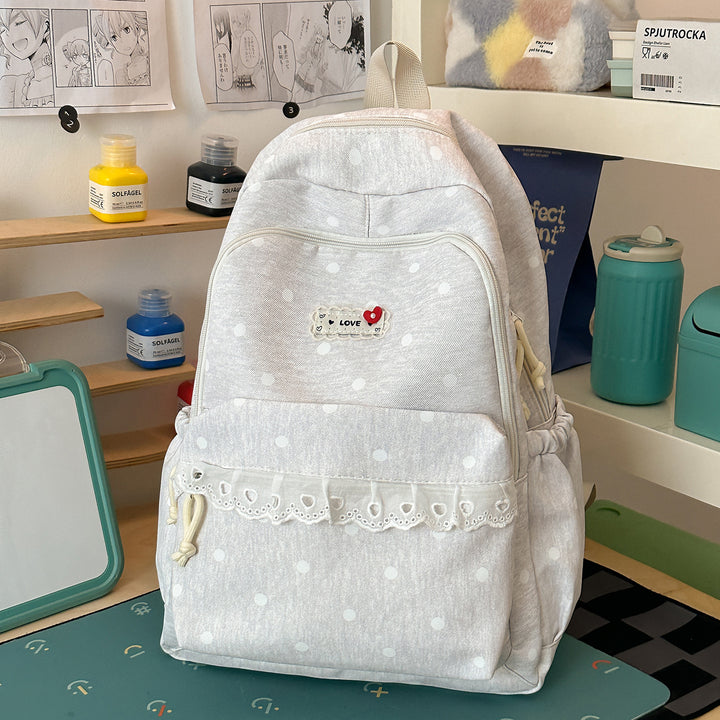 Trendy Star-Print School Backpack Kalsten