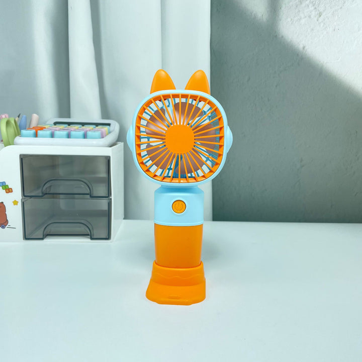 Women Portable Hand Fan with Cat Ears and USB Connection Kalsten