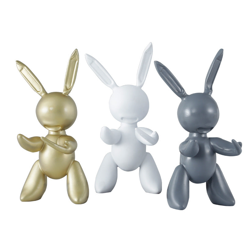 Whimsical Bunny Figurine
