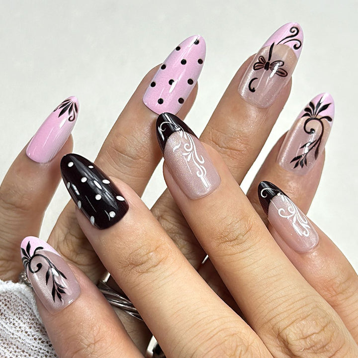 Premium Artistic Press-On Nail Set Kalsten