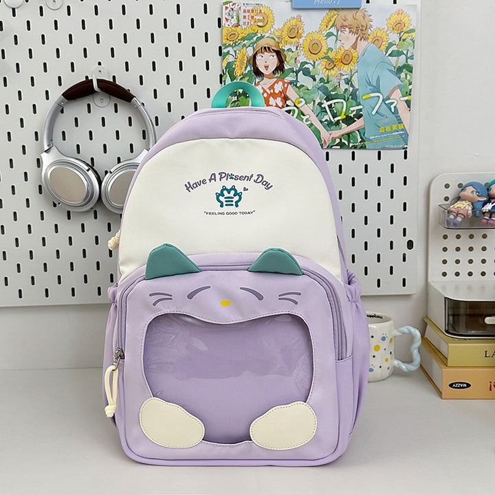 Cute Cat-Themed Backpack Kalsten
